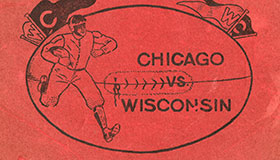 Chicago vs. Wisconsin football program.