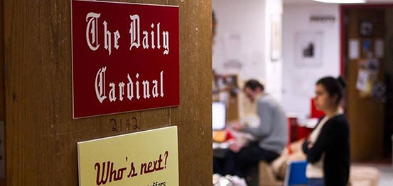 Entrance to the Daily Cardinal