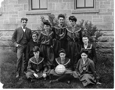 1906 women's basketball team.