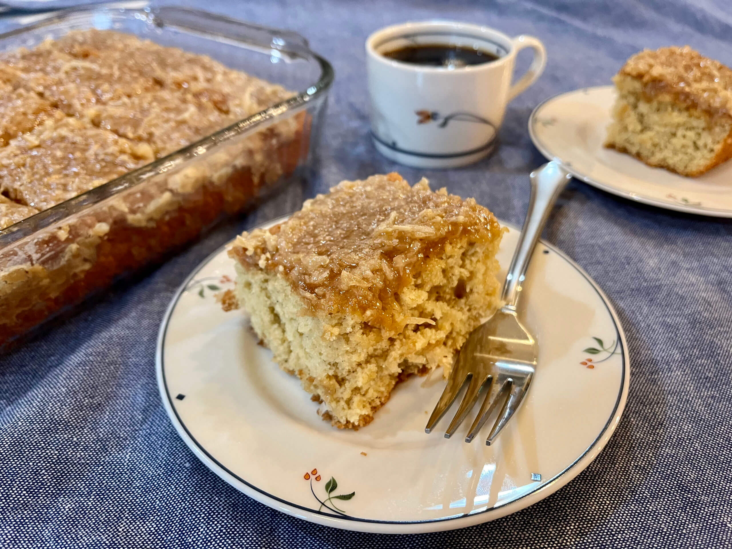 A slice of Lazy Daisy Cake