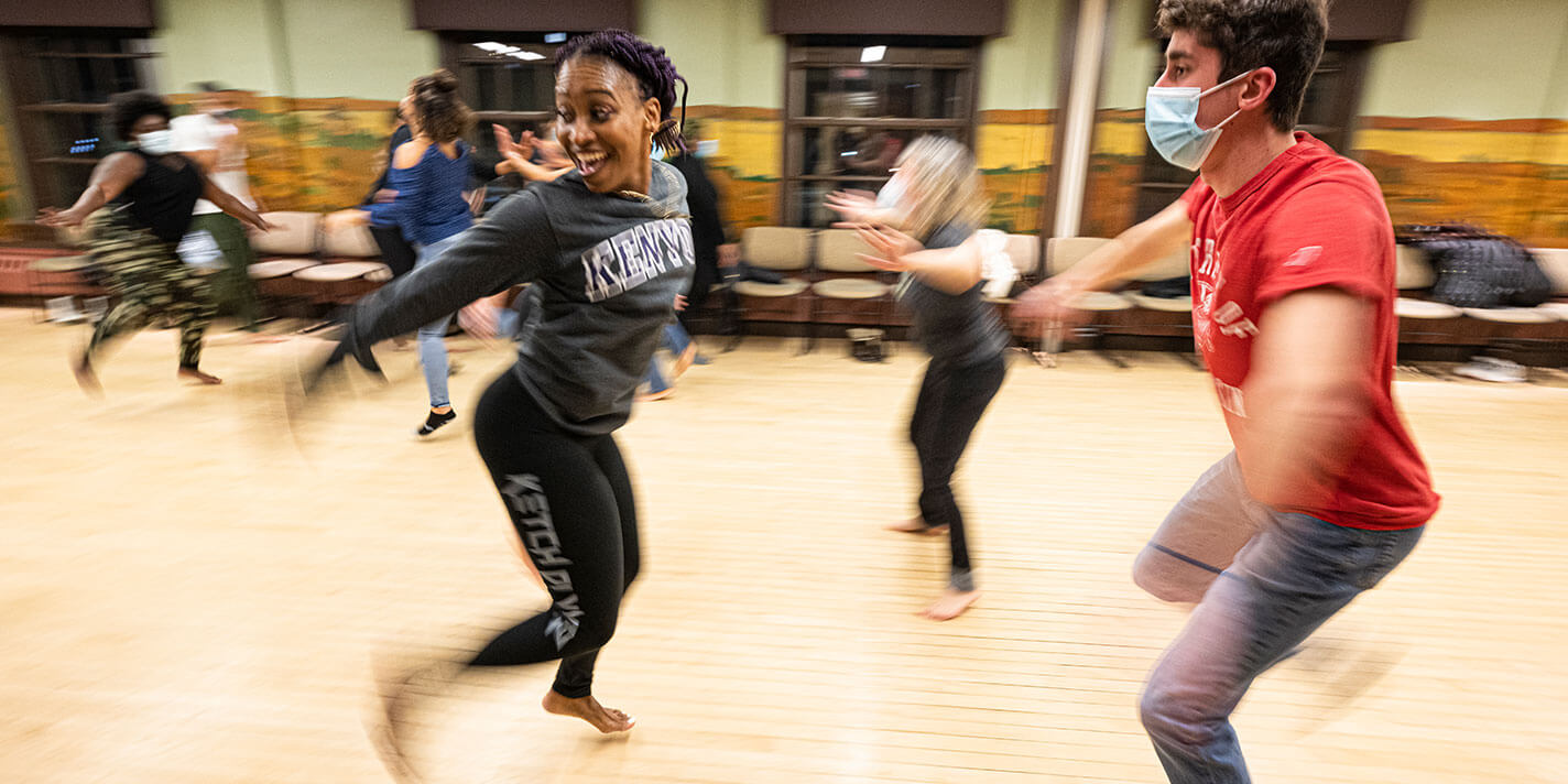 Dance demonstration during the Moonshine Masterclass.