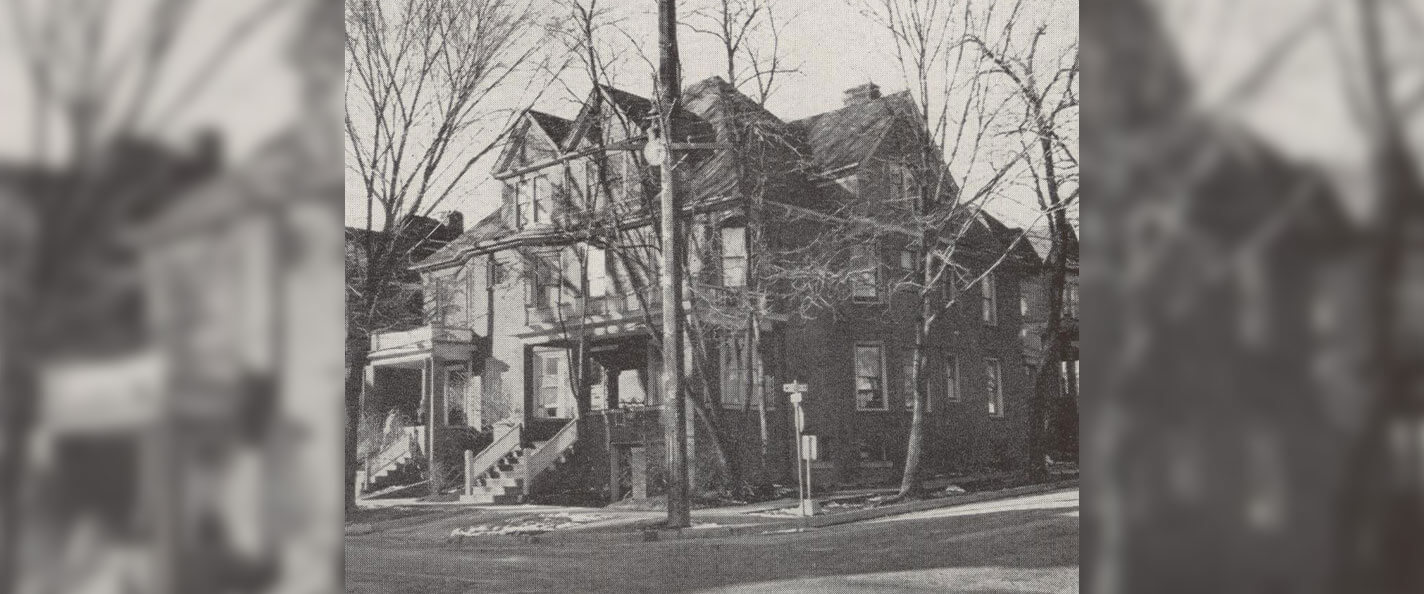 A picture of the exterior of Groves Housing Cooperative on W. Johnson.