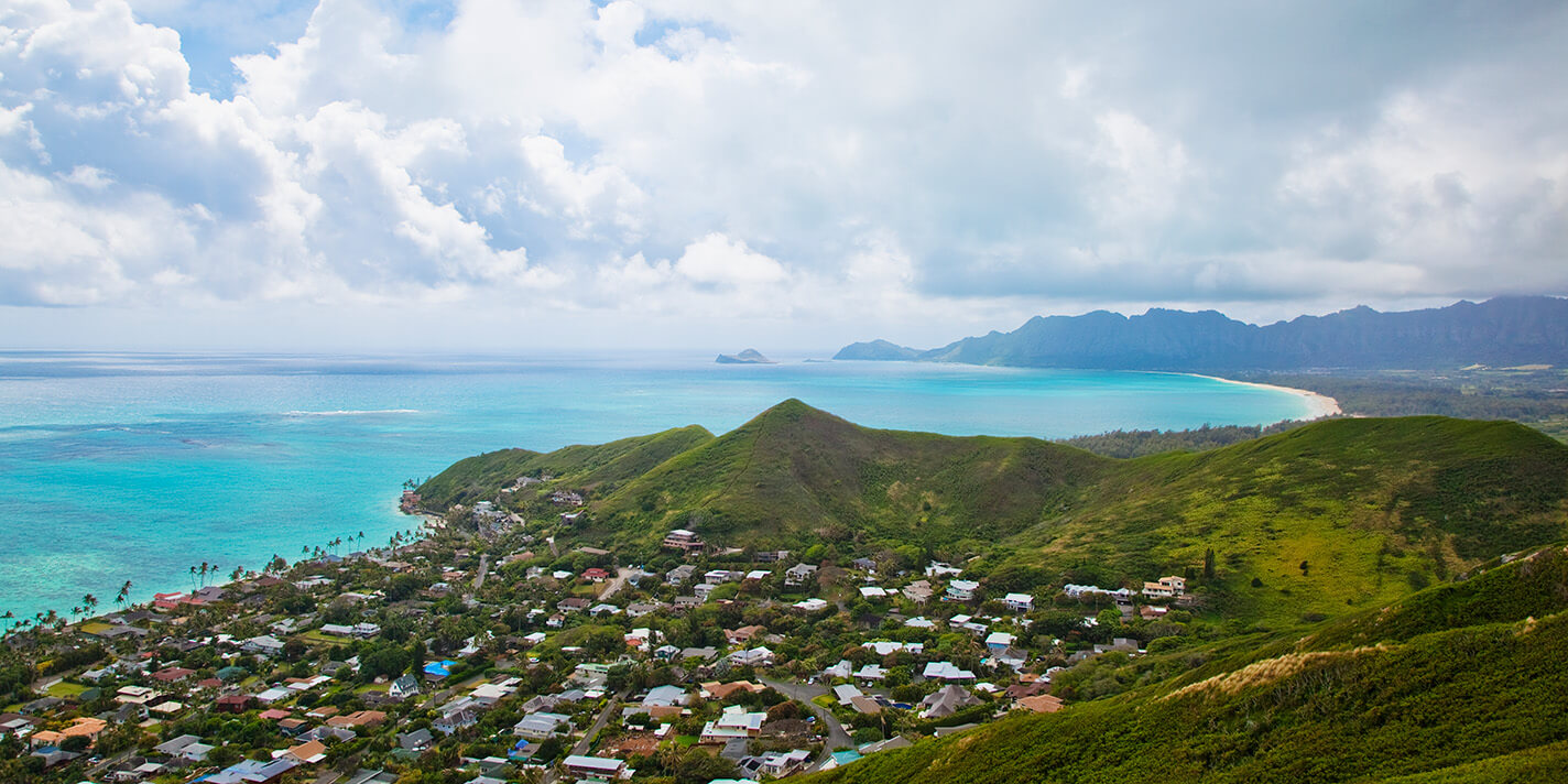 View of Kailua Oahu