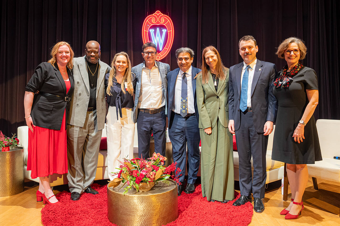 Luminary Award Recipients pictured with Wisconsin Alumni Association representatives 