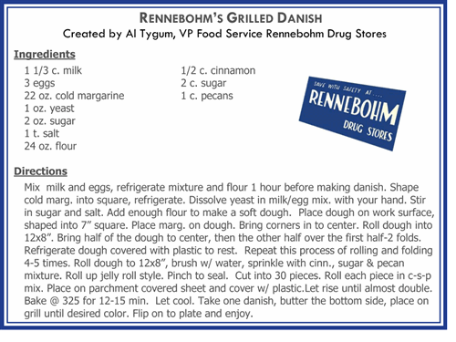 Rennebohm's Grilled Danish